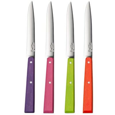 OPINEL Esprit Pop 254225 messenset, grijs, 4 stuks OPINEL Esprit Pop 254225 messenset, grijs, 4 stuks