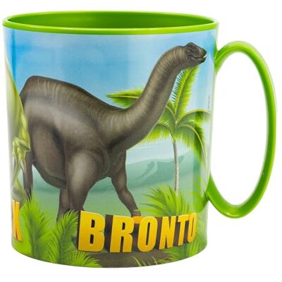 Stor Kinderbeker, kunststof, dinosaurus, 390 ml, magnetronbestendig, robuust en herbruikbaar voor kinderen Stor Kinderbeker, kunststof, dinosaurus, 390 ml, magnetronbestendig, robuust en herbruikbaar voor kinderen