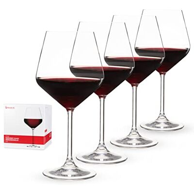 Spiegelau 4670180 Lot de 4 verres à vin en cristal 640 ml Spiegelau 4670180 Lot de 4 verres à vin en cristal 640 ml