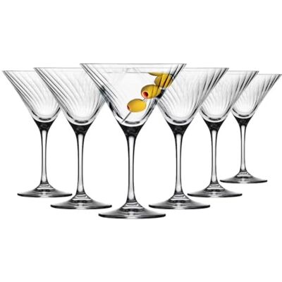 Krosno Lumi Avant-garde Martini-glazen, 6 stuks, 240 ml Cocktailglazen, drinken, Manhattan, Cosmopolitan, Hugo, loodvrij kristal, vaatwasmachinebestendig, cadeau-idee Krosno Lumi Avant-garde Martini-glazen, 6 stuks, 240 ml Cocktailglazen, drinken, Manhattan, Cosmopolitan, Hugo, loodvrij kristal, vaatwasmachinebestendig, cadeau-idee