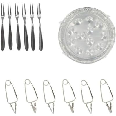 Fackelmann 9984850 slakkenvorken, slakkenklemmen, wegwerpslakkenborden, aluminium, roestvrij staal, 12,5 tot 17,5 cm Fackelmann 9984850 slakkenvorken, slakkenklemmen, wegwerpslakkenborden, aluminium, roestvrij staal, 12,5 tot 17,5 cm