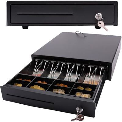 Olympia MD 335C kassalade met 4 vakken voor bankbiljetten en 8 voor munten, kassalade met RJ-12-aansluiting, 12-24 V, omgekeerd. Kassalade met stabiele kassalade met 36,8 x Olympia MD 335C kassalade met 4 vakken voor bankbiljetten en 8 voor munten, kassalade met RJ-12-aansluiting, 12-24 V, omgekeerd. Kassalade met stabiele kassalade met 36,8 x