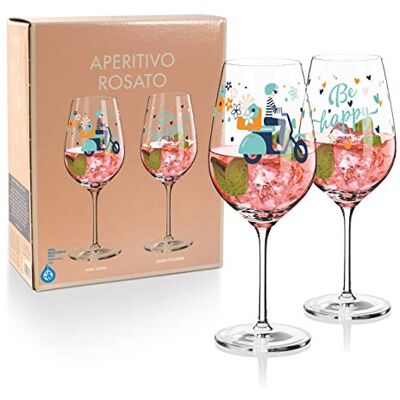 RITZENHOFF Aperitivo Rosato wijn- en aperitiefglazen, set van 2 RITZENHOFF Aperitivo Rosato wijn- en aperitiefglazen, set van 2