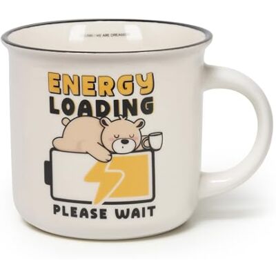 Legami Cuppuccino mok van porselein New Bone China, ontbijtbeker, koffiemok, vaatwasmachinebestendig, diameter 10 cm, inhoud 350 ml, teddybeer Legami Cuppuccino mok van porselein New Bone China, ontbijtbeker, koffiemok, vaatwasmachinebestendig, diameter 10 cm, inhoud 350 ml, teddybeer