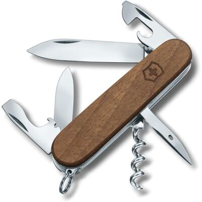 Victorinox zakmes Spartan Wood (10 functies, grote rand, blikopener, kurksluiting) hout B1 Victorinox zakmes Spartan Wood (10 functies, grote rand, blikopener, kurksluiting) hout B1
