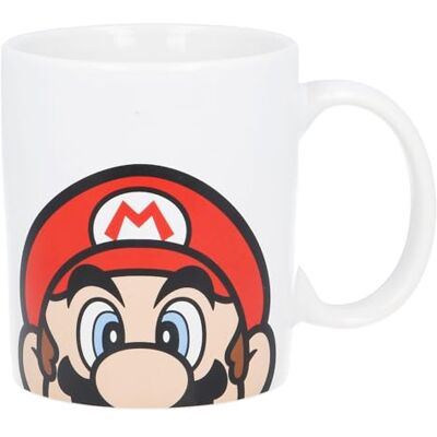 Stor Tasse mug Super Mario Blanc Céramique Rouge (350 ml) Stor Tasse mug Super Mario Blanc Céramique Rouge (350 ml)