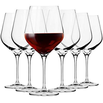 Krosno Grote Bourgogne Rode Wijnglazen Set van 6 860 ML Splendour Collectie Kristalglas Perfect voor Thuis, Restaurants en Feesten Vaatwasser Veilig Krosno Grote Bourgogne Rode Wijnglazen Set van 6 860 ML Splendour Collectie Kristalglas Perfect voor Thuis, Restaurants en Feesten Vaatwasser Veilig