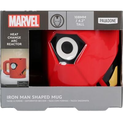 Paladone Marvel Iron Man keramische koffiemok Officieel gelicentieerd product van Disney Marvel Verzamelartikel Superhelden Fantasy Geschenken Drinkware Paladone Marvel Iron Man keramische koffiemok Officieel gelicentieerd product van Disney Marvel Verzamelartikel Superhelden Fantasy Geschenken Drinkware