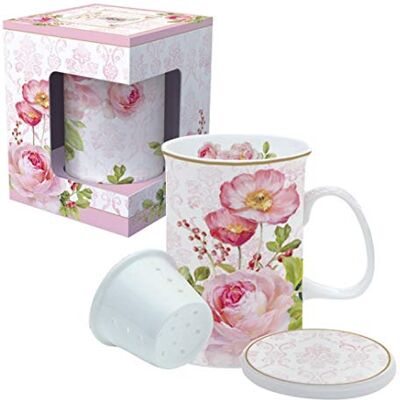 Easy Life 316FLDA theepot, meerkleurig, 12 x 8 x 12 cm Easy Life 316FLDA theepot, meerkleurig, 12 x 8 x 12 cm