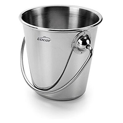 LACOR Mini-emmer, roestvrij staal, zilver, 8 x 7 x 7 cm LACOR Mini-emmer, roestvrij staal, zilver, 8 x 7 x 7 cm
