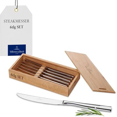 Villeroy & Boch Piemont Pizza-/steakmes, 6-delig, roestvrij staal Villeroy & Boch Piemont Pizza-/steakmes, 6-delig, roestvrij staal