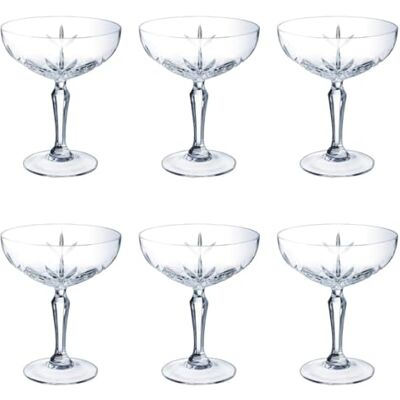 Arcoroc ARC P8796 Broadway champagneglazen, transparant, 250 ml, 6 stuks Arcoroc ARC P8796 Broadway champagneglazen, transparant, 250 ml, 6 stuks