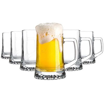 Bormioli Rocco 133640-M76 bierglazen "Stern"-40Cl, 6 stuks Bormioli Rocco 133640-M76 bierglazen "Stern"-40Cl, 6 stuks