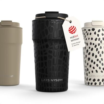 LARS NYSØM Thermosbeker voor koffie, 500 ml, reisbeker, thermosbeker voor Thermo Coffee Mug to go 4 uur warm en 8 uur koud thermobeker voor koffie op reis thermobeker van roestvrij staal LARS NYSØM Thermosbeker voor koffie, 500 ml, reisbeker, thermosbeker voor Thermo Coffee Mug to go 4 uur warm en 8 uur koud thermobeker voor koffie op reis thermobeker van roestvrij staal