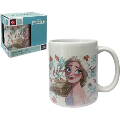 CARTOON Disney Frozen II keramische mok model mok ontbijtkom 325 ml voor kinderen CARTOON Disney Frozen II keramische mok model mok ontbijtkom 325 ml voor kinderen