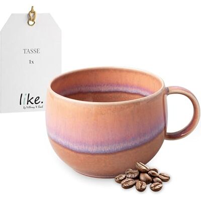 Like. by Villeroy & Boch Perlemor Coral koffiemok, 12 x 9 x 7 cm Like. by Villeroy & Boch Perlemor Coral koffiemok, 12 x 9 x 7 cm