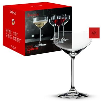 Spiegelau 4 stuks cocktailbekers van kristal 290 ml Stijl: 4670188 Spiegelau 4 stuks cocktailbekers van kristal 290 ml Stijl: 4670188