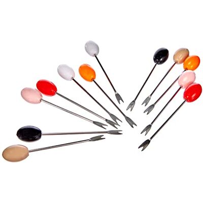 PADERNO 41686 Set van 12 slakkenvorken, kleur: chroom PADERNO 41686 Set van 12 slakkenvorken, kleur: chroom