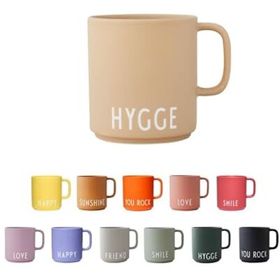 Design Letters Koffiemok van porselein, cadeau voor dames en heren, 250 ml Design Letters Koffiemok van porselein, cadeau voor dames en heren, 250 ml