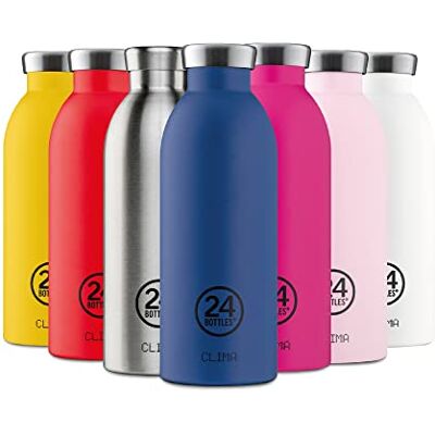 24BOTTLES Clima Bottle thermosfles, 330 ml/500 ml/850 ml, thermosfles met 100% luchtdichte sluiting (12 uur warme dranken, 24 uur koud), eco-flessen van staal 24BOTTLES Clima Bottle thermosfles, 330 ml/500 ml/850 ml, thermosfles met 100% luchtdichte sluiting (12 uur warme dranken, 24 uur koud), eco-flessen van staal