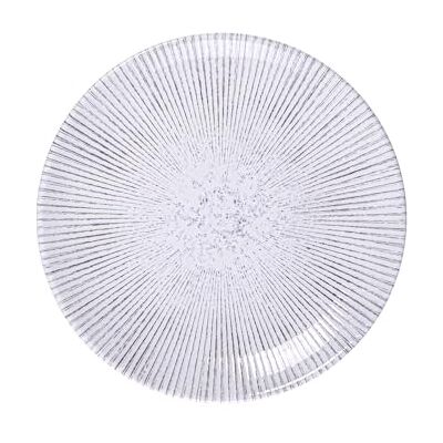 Tramontina Assiette plate ronde ornée porcelaine 27 cm Diamantina Maxforce. Tramontina Assiette plate ronde ornée porcelaine 27 cm Diamantina Maxforce.