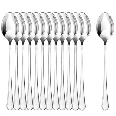 com-four ® 12x roestvrijstalen koffielepels barlepels longdrinklepels lange lepels voor latte macchiato ijslepels cocktaillepels 20,5 cm (12 stuks Latte Macchiato lepels 20,5cm) com-four ® 12x roestvrijstalen koffielepels barlepels longdrinklepels lange lepels voor latte macchiato ijslepels cocktaillepels 20,5 cm (12 stuks Latte Macchiato lepels 20,5cm)