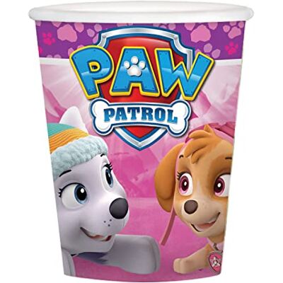 amscan 581665-66 set van 8 roze papieren bekers Paw Patrol voor verjaardagsfeest amscan 581665-66 set van 8 roze papieren bekers Paw Patrol voor verjaardagsfeest