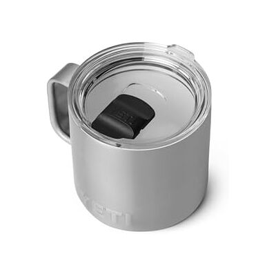 YETI Rambler Stapelbare mok met Durasip keramische voering, vacuüm geïsoleerde roestvrijstalen mok met magneetdeksel, roestvrij staal, 414 ml YETI Rambler Stapelbare mok met Durasip keramische voering, vacuüm geïsoleerde roestvrijstalen mok met magneetdeksel, roestvrij staal, 414 ml