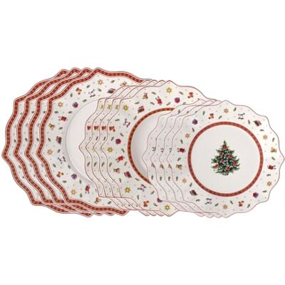 Villeroy & Boch Bordenset, Bont, 12-Delig Villeroy & Boch Bordenset, Bont, 12-Delig