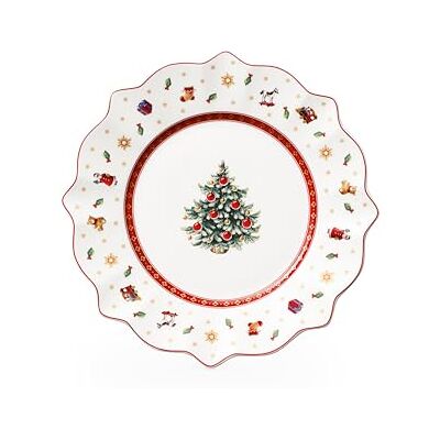 Villeroy & Boch Toy'S Delight Ontbijtbord, 24 Cm, Premium Porselein, Wit/Rood Villeroy & Boch Toy'S Delight Ontbijtbord, 24 Cm, Premium Porselein, Wit/Rood