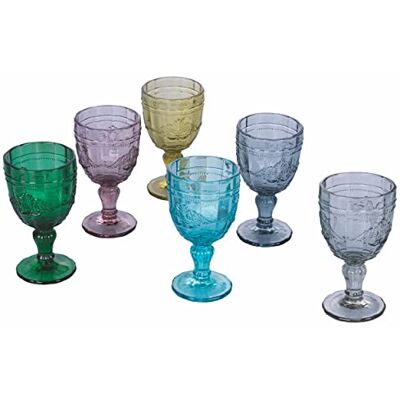 Tivoli 2191709 Syrah wijnglazen, meerkleurig, 6 stuks Tivoli 2191709 Syrah wijnglazen, meerkleurig, 6 stuks