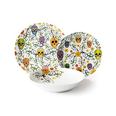 Excelsa Calavera Diner Set 18 Stuks, Porselein Excelsa Calavera Diner Set 18 Stuks, Porselein