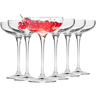 Krosno Champagne Schotel Coupe Glazen Set van 6 500 ml Harmony Collectie Perfect voor Thuis, Restaurants en Feesten Vaatwasser Veilig Krosno Champagne Schotel Coupe Glazen Set van 6 500 ml Harmony Collectie Perfect voor Thuis, Restaurants en Feesten Vaatwasser Veilig