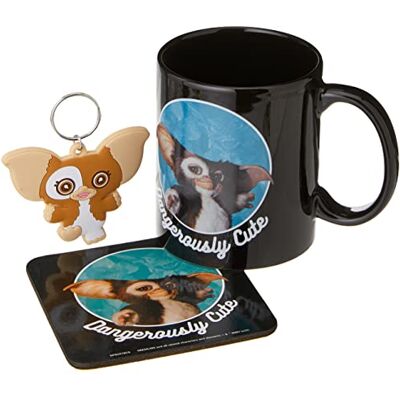 Pyramid Gremlins Cadeauset mok met onderzetter en sleutelhanger in geschenkdoos (gevaarlijk schattig design) officieel product Pyramid Gremlins Cadeauset mok met onderzetter en sleutelhanger in geschenkdoos (gevaarlijk schattig design) officieel product