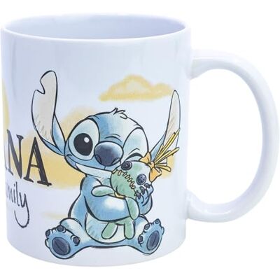 Stor Stitch keramische mok, 325 ml, officieel gelicentieerd design, ideaal voor koffie, thee en warme dranken, voor fans Stor Stitch keramische mok, 325 ml, officieel gelicentieerd design, ideaal voor koffie, thee en warme dranken, voor fans