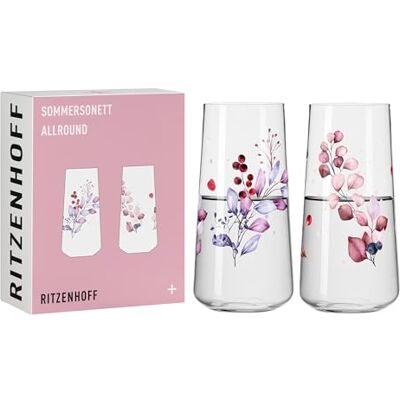 RITZENHOFF Set van 2 universele glazen Made in Germany RITZENHOFF Set van 2 universele glazen Made in Germany