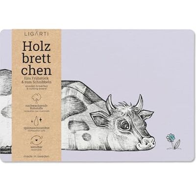 Ligarti Lunchplank van hout, duurzaam bord 22 x 15 cm, ideaal voor gastronomische momenten, gemaakt in Zweden, vaatwasmachinebestendig Ligarti Lunchplank van hout, duurzaam bord 22 x 15 cm, ideaal voor gastronomische momenten, gemaakt in Zweden, vaatwasmachinebestendig