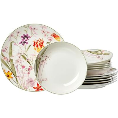 Ritzenhoff & Breker Flora 12-delig porseleinen tafelservies Ritzenhoff & Breker Flora 12-delig porseleinen tafelservies