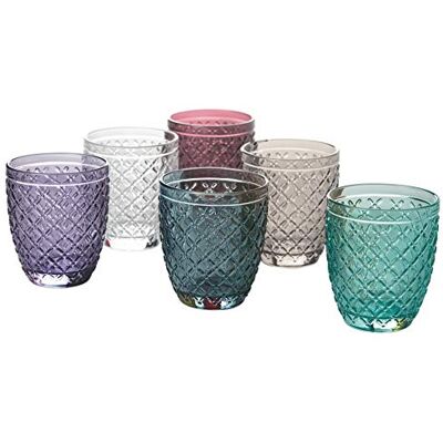 Tivoli 5907721 Castle waterglazen, 350 ml, glas, 350 ml, 6 stuks Tivoli 5907721 Castle waterglazen, 350 ml, glas, 350 ml, 6 stuks