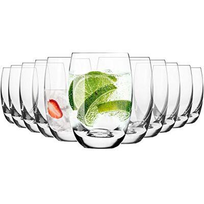 Krosno Water Sap Drinkglazen Set van 12 360 ml Elite Collectie Kristalglas Perfect voor Thuis, Restaurants en Feesten Vaatwasser Veilig Krosno Water Sap Drinkglazen Set van 12 360 ml Elite Collectie Kristalglas Perfect voor Thuis, Restaurants en Feesten Vaatwasser Veilig