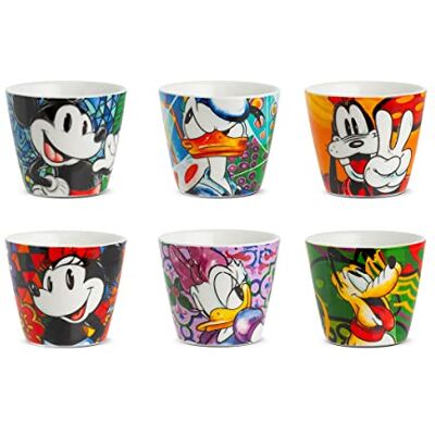 Egan Set van 6 Disney Forever & Ever ML 90 glazen Egan Set van 6 Disney Forever & Ever ML 90 glazen