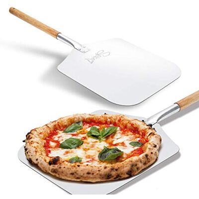 SPICE Pizzaoven DIAVOLA en Caliente vuurvaste steen, 400 graden, cirkelweerstand (aluminium schep 32 cm) SPICE Pizzaoven DIAVOLA en Caliente vuurvaste steen, 400 graden, cirkelweerstand (aluminium schep 32 cm)