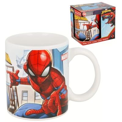 CARTOON Spiderman Marvel 325 ml keramische mok voor kinderen CARTOON Spiderman Marvel 325 ml keramische mok voor kinderen