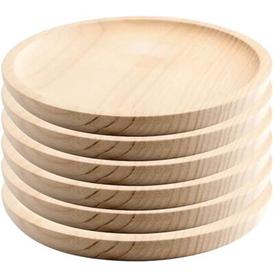 Space Home Plank/bord voor octopus Serveerschaal Houten bord voor kaas, vlees Octopus Flat Pizzaplaat Ronde houten schijf Set van 6 Ø 24 cm Space Home Plank/bord voor octopus Serveerschaal Houten bord voor kaas, vlees Octopus Flat Pizzaplaat Ronde houten schijf Set van 6 Ø 24 cm