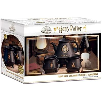 ABYSSE CORP SAS Harry Potter Teekanne met Zweinstein Kessel-Set ABYSSE CORP SAS Harry Potter Teekanne met Zweinstein Kessel-Set