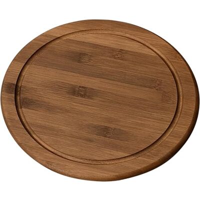 Kesper Snackbord 59442 van donker bamboe met sapslinger/houten bord Kesper Snackbord 59442 van donker bamboe met sapslinger/houten bord
