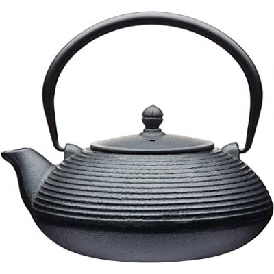 La Cafetière Japanse gietijzeren theepot 900 ml met zetmand, 5 kopjes (zwart) La Cafetière Japanse gietijzeren theepot 900 ml met zetmand, 5 kopjes (zwart)