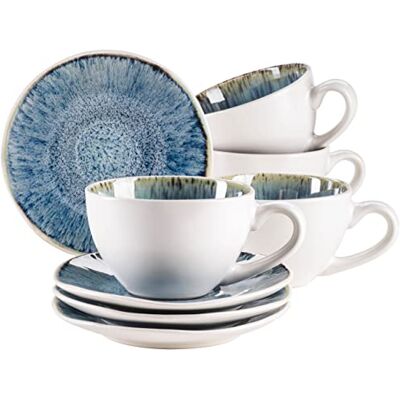 MÄSER IJskoningin Mokken Blauw Steengoed 270 ml MÄSER IJskoningin Mokken Blauw Steengoed 270 ml