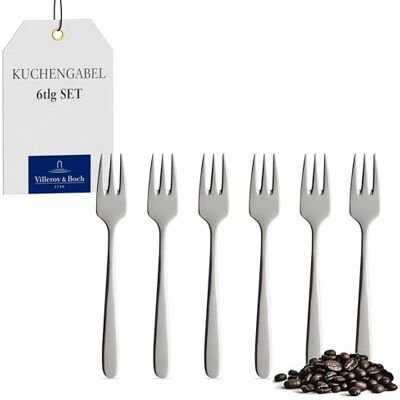 Villeroy & Boch Daily Line Taartvorkset, 6-Delig, Roestvrij Staal, 147 mm Villeroy & Boch Daily Line Taartvorkset, 6-Delig, Roestvrij Staal, 147 mm