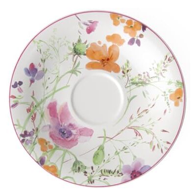 Villeroy & Boch Mariefleur Basic onderzetter, premium porselein, wit/meerkleurig, 19 cm Villeroy & Boch Mariefleur Basic onderzetter, premium porselein, wit/meerkleurig, 19 cm